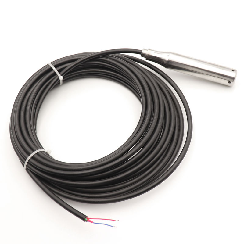 Polyvinyl Fluoride Cable Submersible Level Sensor dengan Stabilitas 0,25% FS/ Tahun dan kisaran suhu -20C-80C