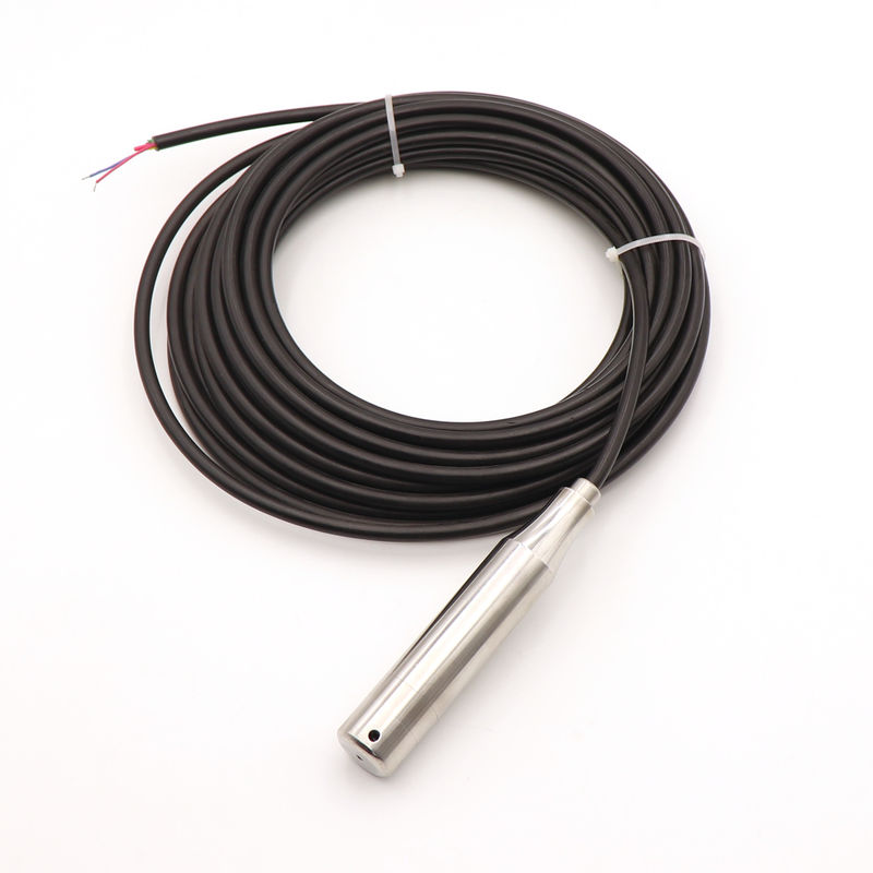 Polyvinyl Fluoride Cable Submersible Level Sensor dengan Stabilitas 0,25% FS/ Tahun dan kisaran suhu -20C-80C