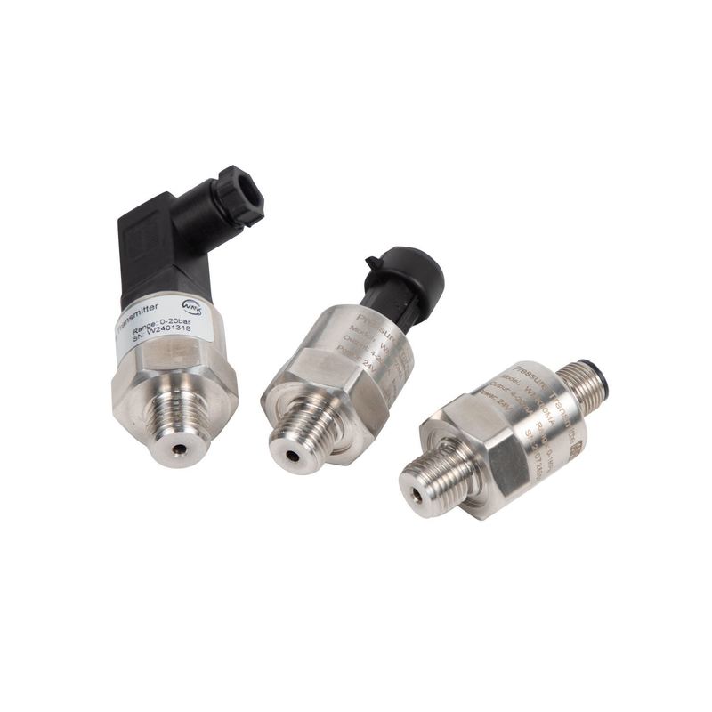 4-20mA 1/4 1/8 NPT Sensor Tekanan Vakum Minyak Hidrolik Transduser 100 Psi 150 Psi