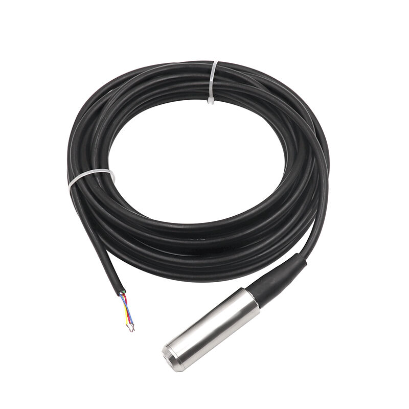 Sensor Level Tangki Cair WNK Industrial Grade 4-20mA SS304/SS316L Akurasi 0.5% untuk Pengolahan Air Limbah Hidrostatik