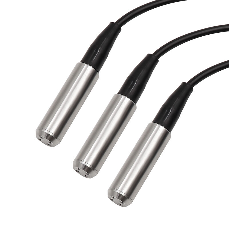 Sensor Level Tangki Cair WNK Industrial Grade 4-20mA SS304/SS316L Akurasi 0.5% untuk Pengolahan Air Limbah Hidrostatik