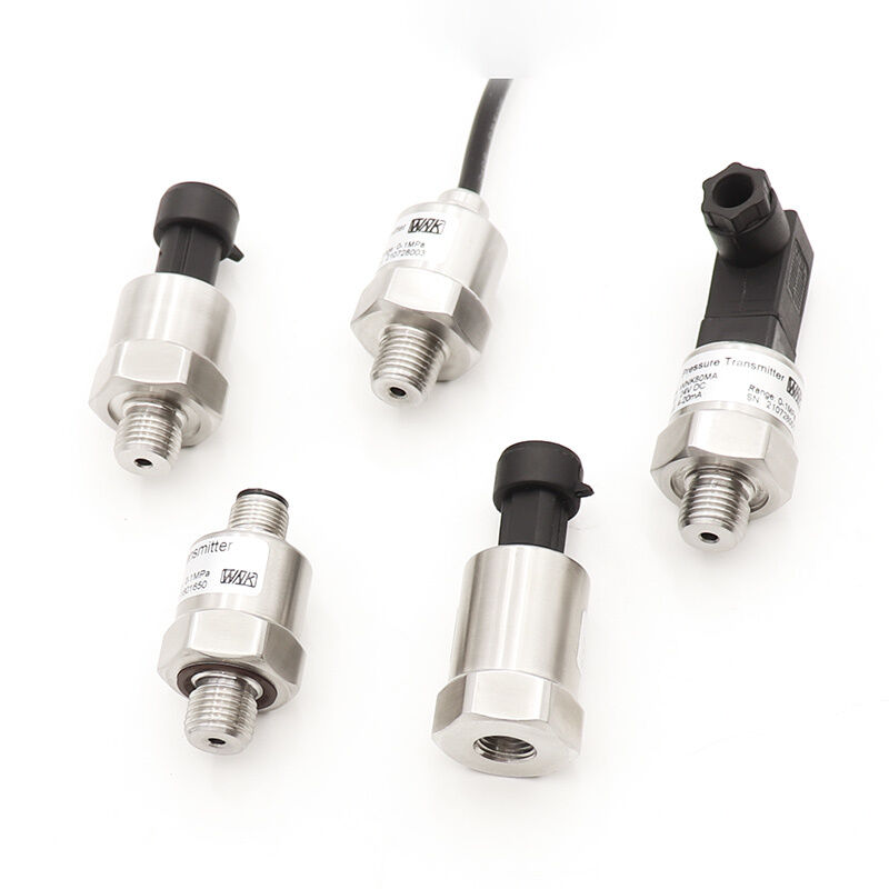 Transduser Tekanan Industri WNK 0-10V 4-20mA Output Sensor Tekanan Absolut Kompresor Udara OEM