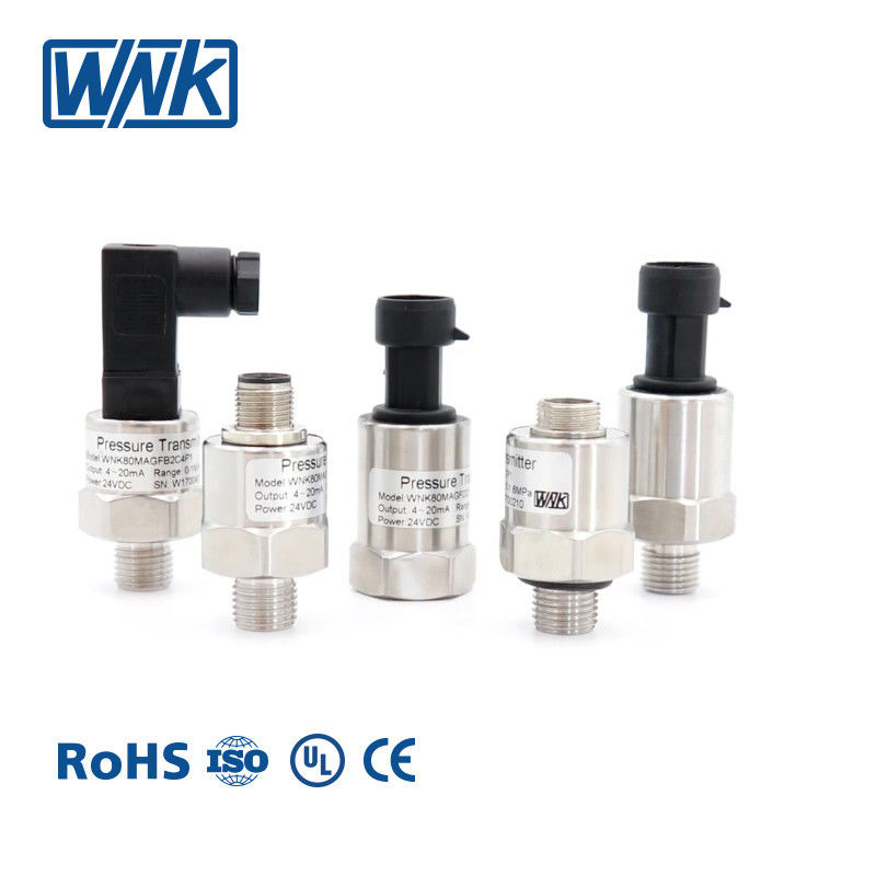 Sensor Tekanan Output IP65 / IP67 0,5-4.5V I2C 4-20ma Untuk Gas Cair