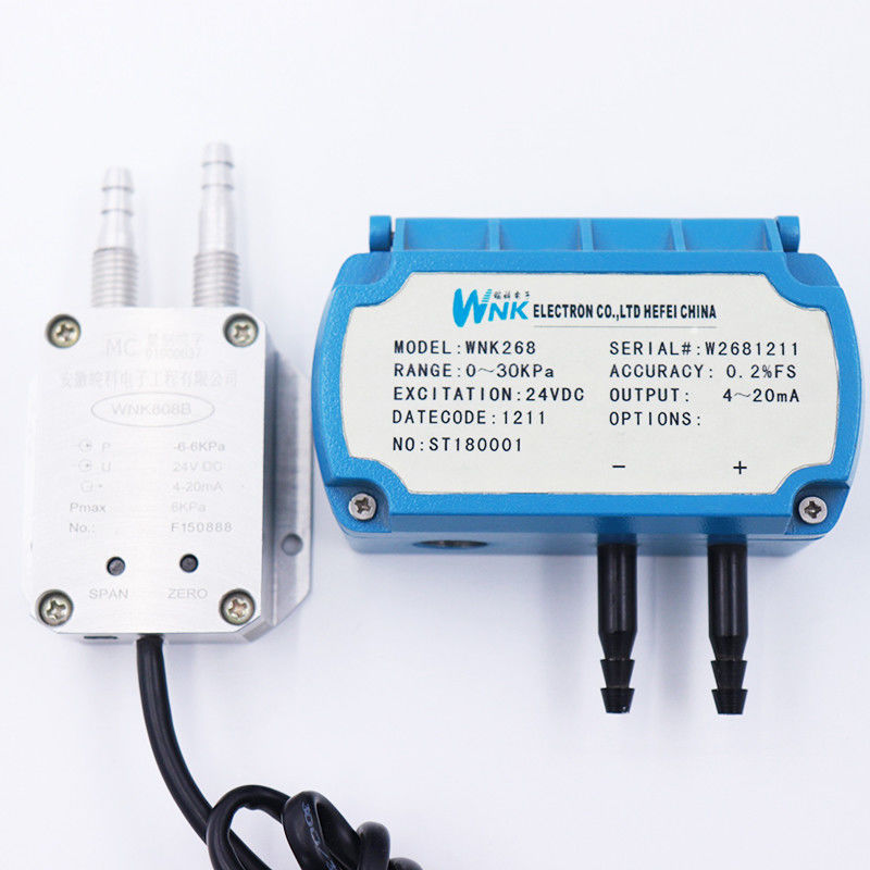 Exia II CT4 Sensor Tekanan Diferensial Udara 50Pa 100Pa Untuk Mesin Tekstil