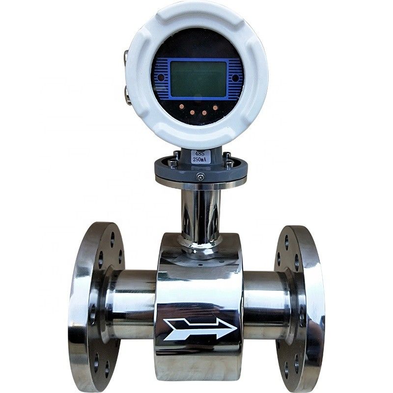 OEM ODM 15m / s Digital Flow Meter Untuk Air Limbah SST 1Cr18Ni9Ti flange