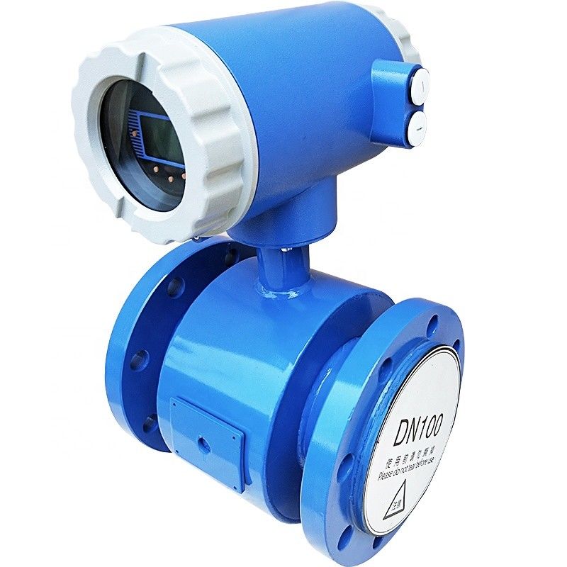 OEM ODM 15m / s Digital Flow Meter Untuk Air Limbah SST 1Cr18Ni9Ti flange