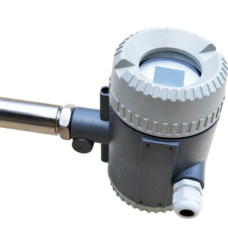 Max 15m / s Digital Flow Meter, Sensor Aliran Air Digital 4-20mA Untuk Bidang Kimia