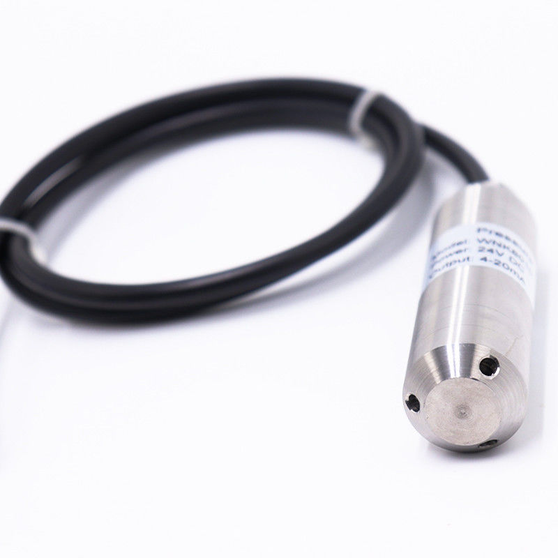 Sensor Ketinggian Air Submersible Biaya Rendah / Pemancar Level Cairan Input / Pengukur Level Air Sumur Dalam