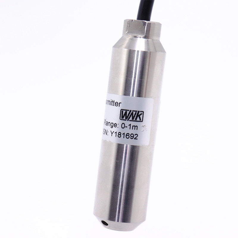 Sensor Ketinggian Air Submersible Biaya Rendah / Pemancar Level Cairan Input / Pengukur Level Air Sumur Dalam