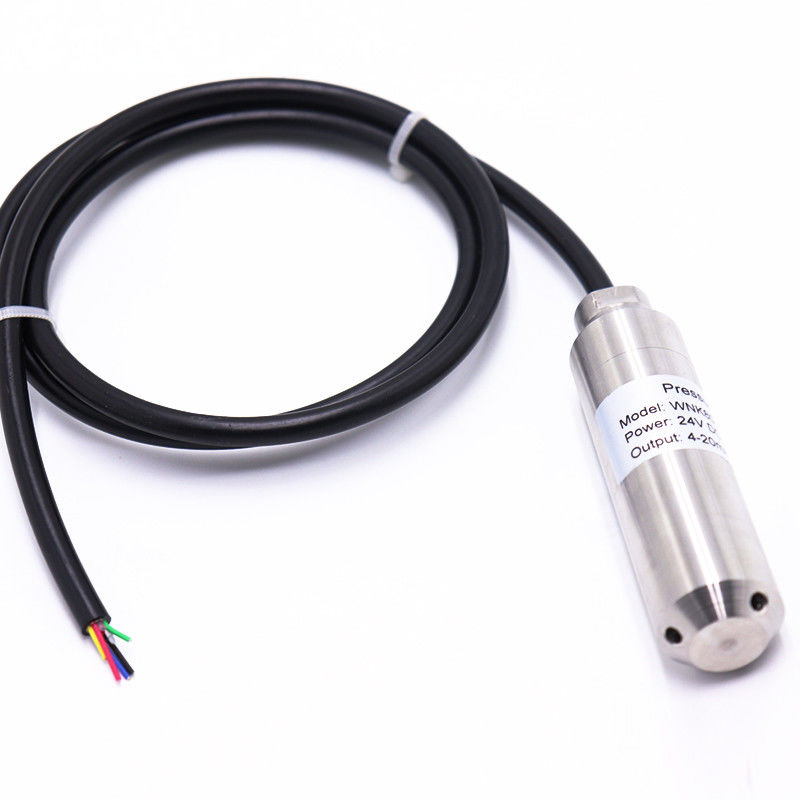 Sensor Ketinggian Air Submersible Biaya Rendah / Pemancar Level Cairan Input / Pengukur Level Air Sumur Dalam