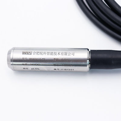 Sensor Level Tangki Bahan Bakar Submersible 4-20mA 24VDC Untuk Pengukuran Cairan