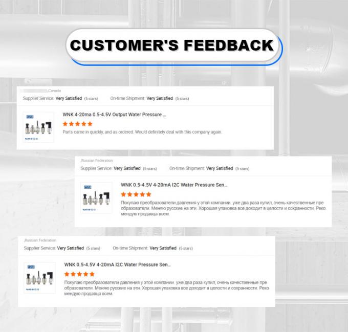 Sensor Transduser Pemancar Tekanan Gas Minyak Air OEM ODM 0